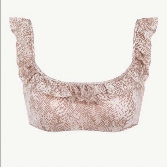 NWT Radio Fiji Rattler Bali Ruffle Bikini Top M - Picture 2 of 12